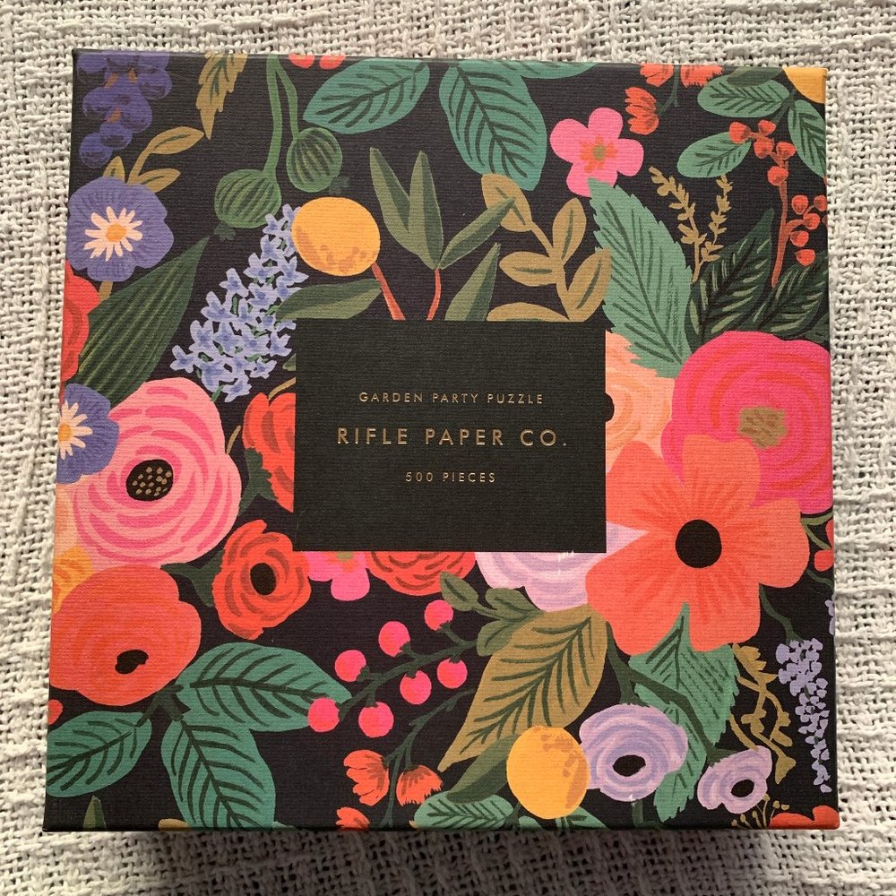 PUZZLE! 🌺💐Garden Party Puzzle 🌸🌻 - 500 pieces from Rifle Paper Company  NWOT